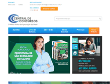 Tablet Screenshot of livrariadoconcurso.com.br